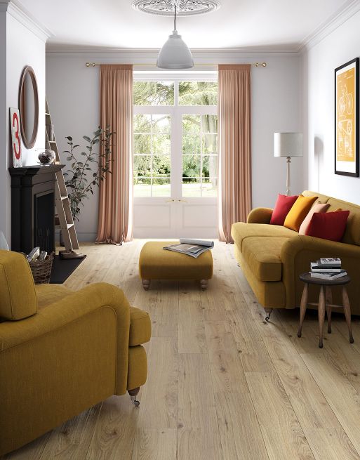 Super 12mm - Natural Oak Laminate Flooring