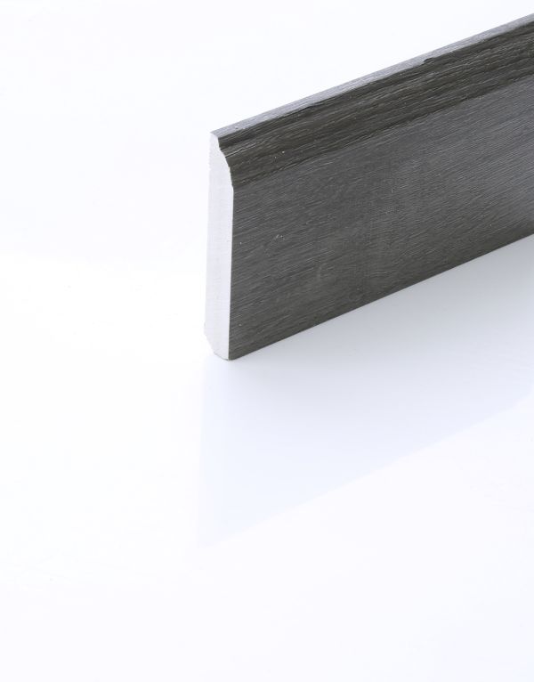 Evocore 80mm Skirting - Driftwood Grey Oak