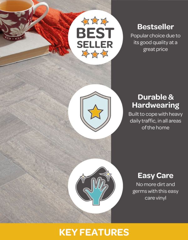 Wiltshire - Weathered Grey Parquet